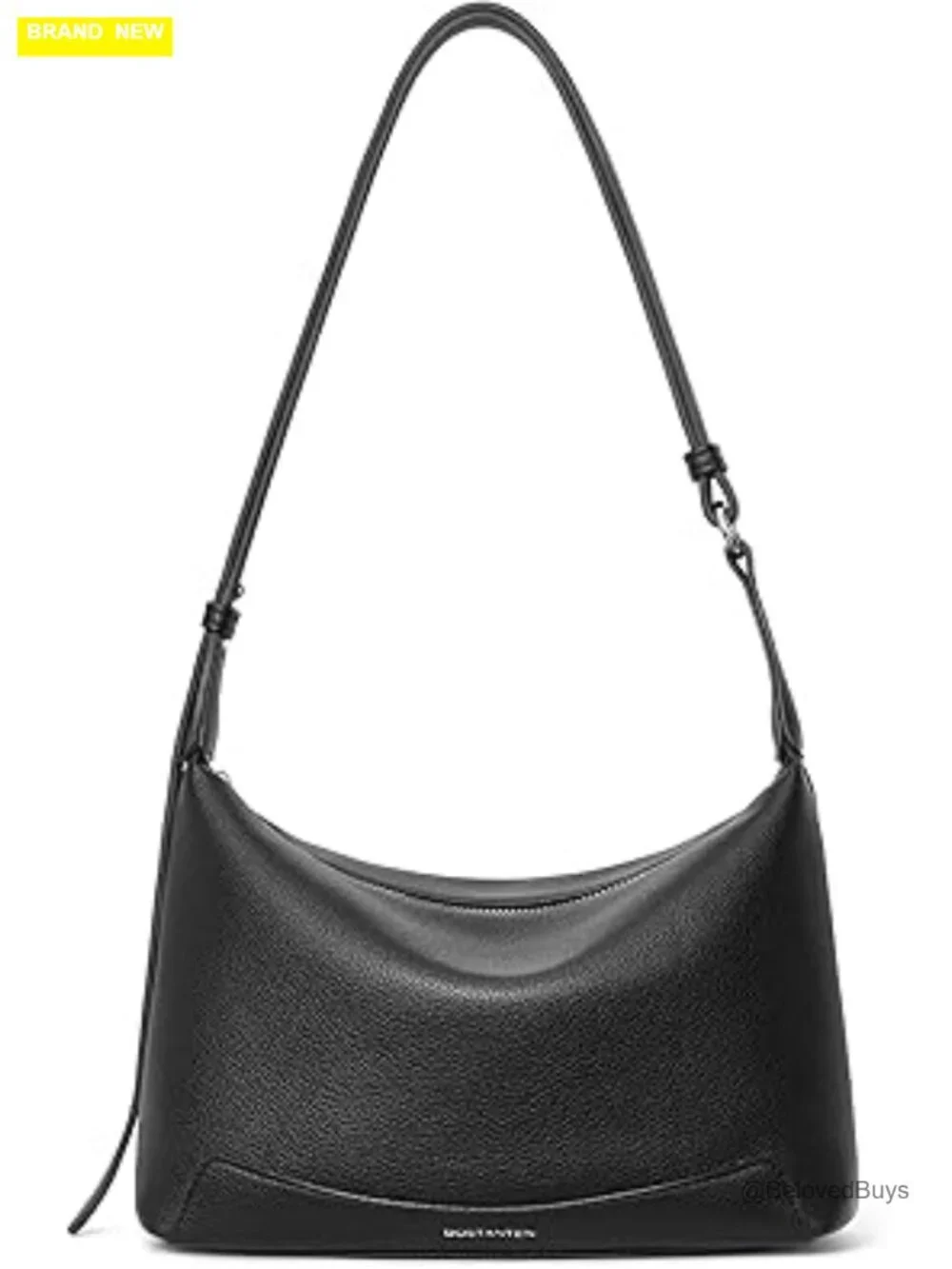 Small Crossbody Hobo Bag Faux Suede Pebbled Vegan Leather